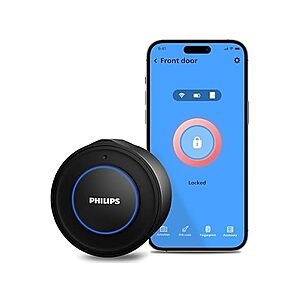 $54.99 | Philips DDL230X-10HW Retrofit Smart Lock Black at Woot!